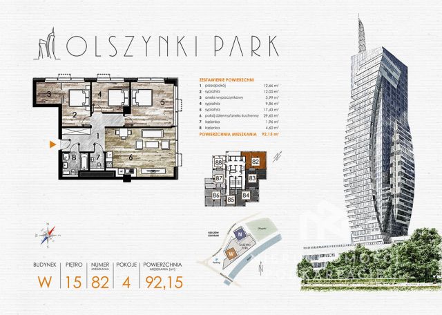 Mieszkanie 4-pokojowe Rzeszów, ul. Fryderyka Szopena. Zdjęcie 22