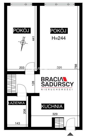 Mieszkanie 2-pokojowe Kraków Bieńczyce, os. Kazimierzowskie. Zdjęcie 16