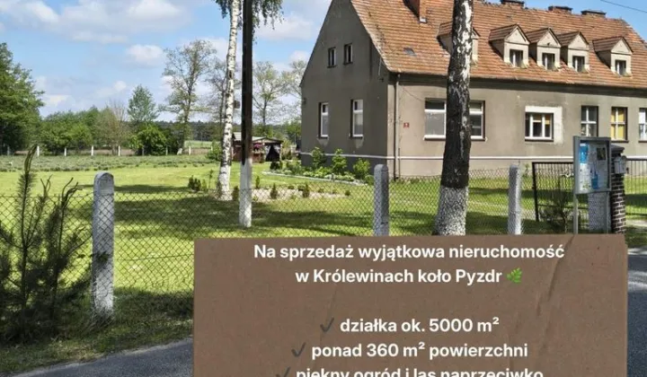 dom wolnostojący, 10 pokoi Królewiny