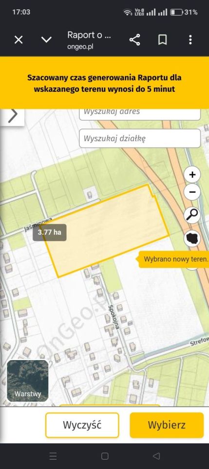 Działka rolno-budowlana Stare Bielice. Zdjęcie 1