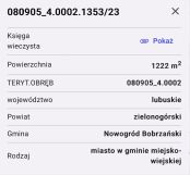 Działka budowlana Nowogród Bobrzański, ul. Winiary. Zdjęcie 1