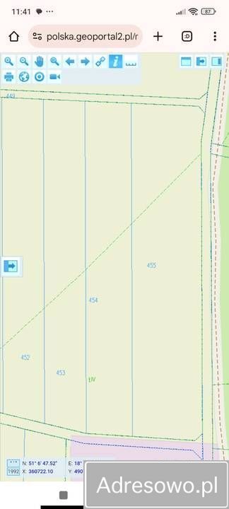 Działka rolna Działoszyn, ul. Podłęczna. Zdjęcie 3