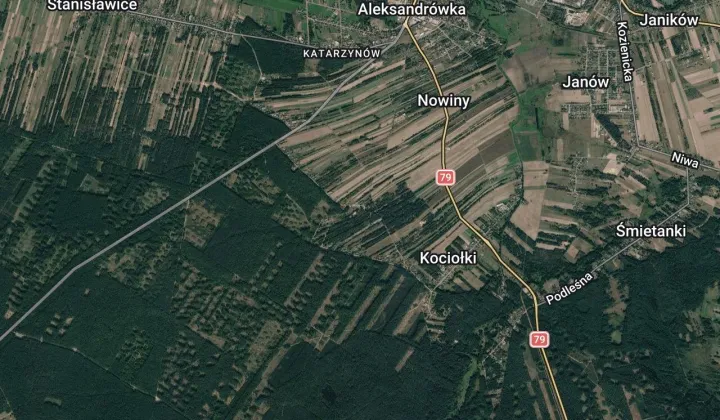 Działka rolno-budowlana Nowiny, ul. Podlesie