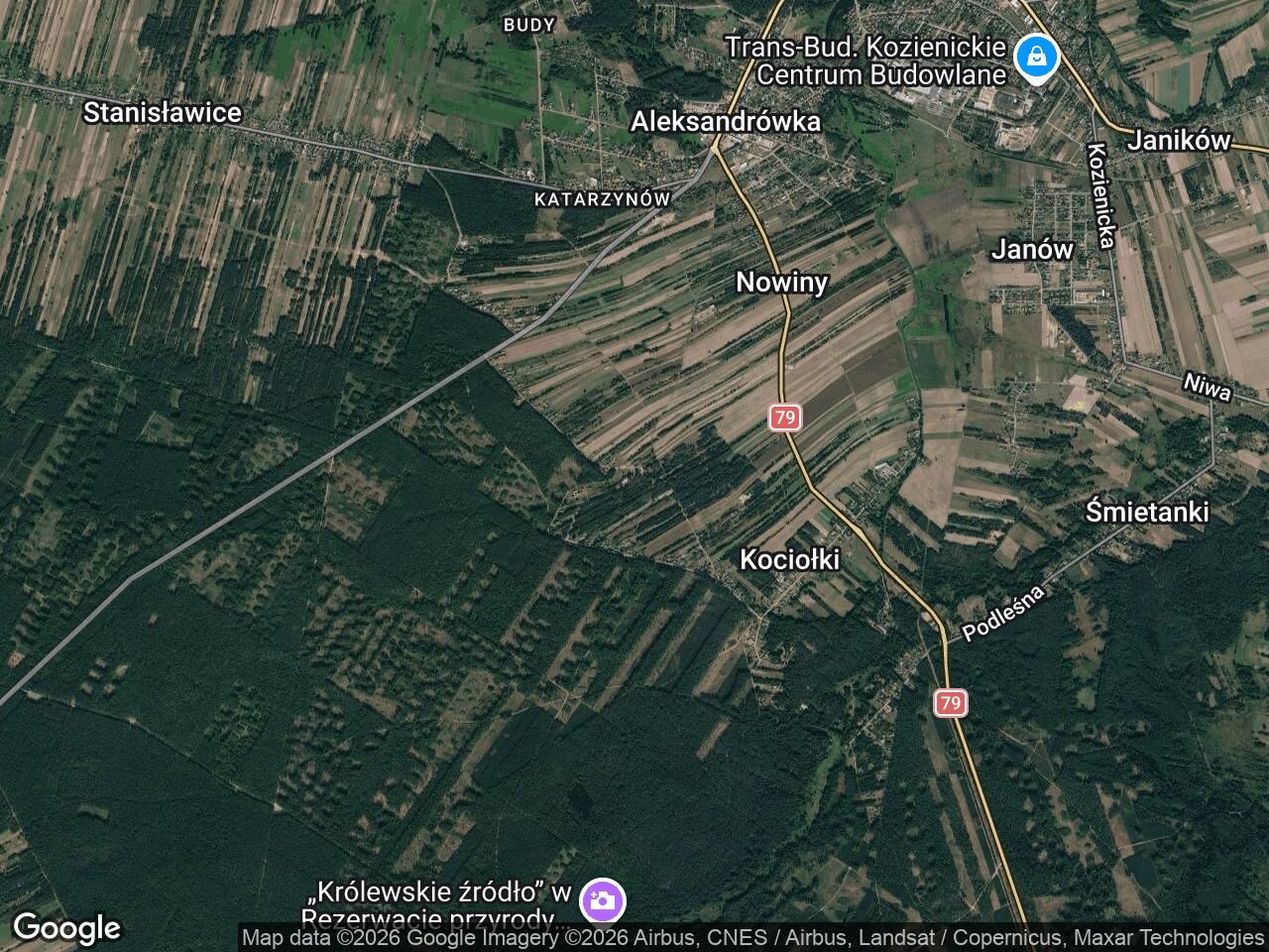 Działka rolno-budowlana Nowiny, ul. Podlesie. Zdjęcie 1