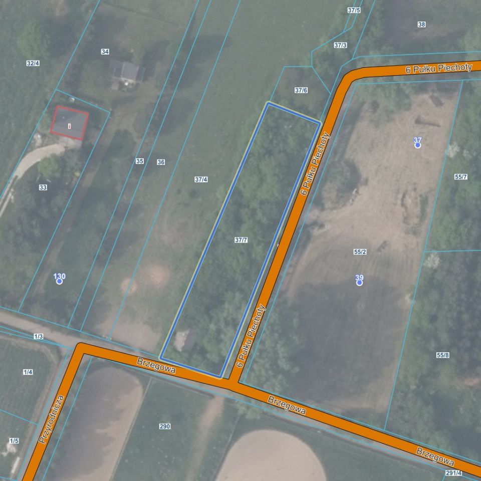 Działka siedliskowa Kępa Kiełpińska, ul. Brzegowa. Zdjęcie 12