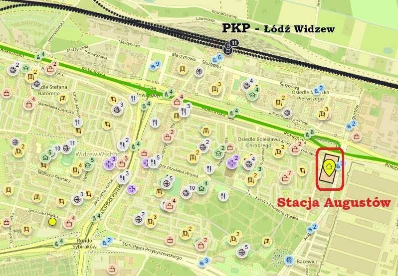 Mieszkanie 3-pokojowe Łódź Augustów, ul. Augustów