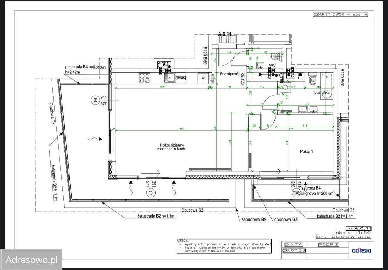 Mieszkanie 2-pokojowe Gdańsk Przymorze, ul. Czarny Dwór. Zdjęcie 9