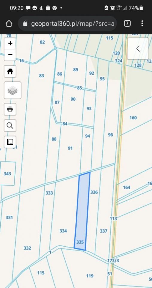 Działka leśna Czarnocin. Zdjęcie 4