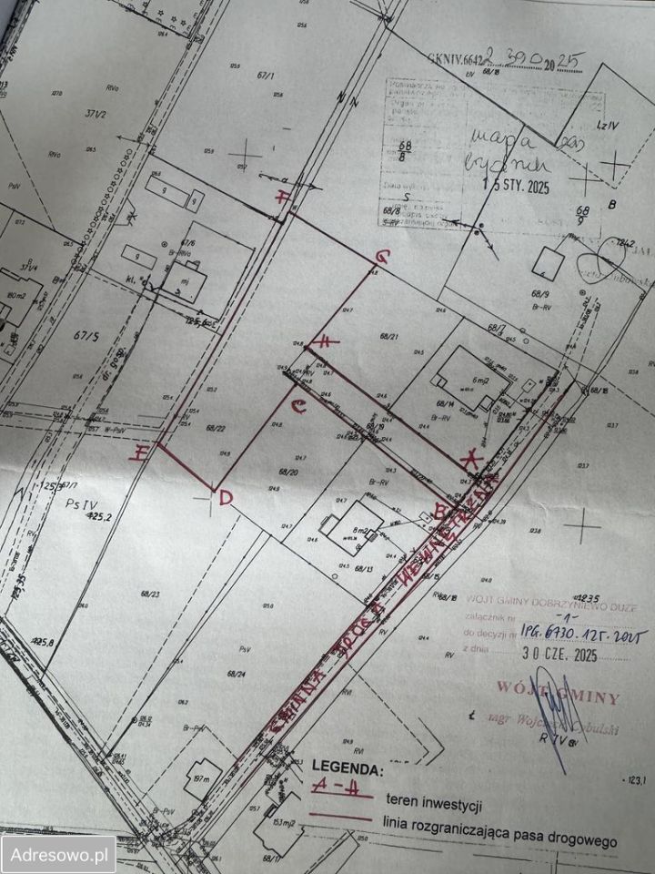 Działka siedliskowa Podleńce