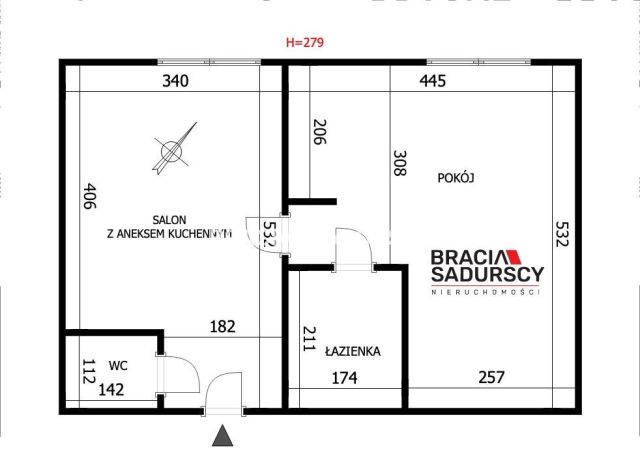 Mieszkanie 2-pokojowe Kraków Stare Miasto, ul. Kątowa. Zdjęcie 25