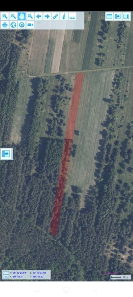 Działka rolna Koliszowy