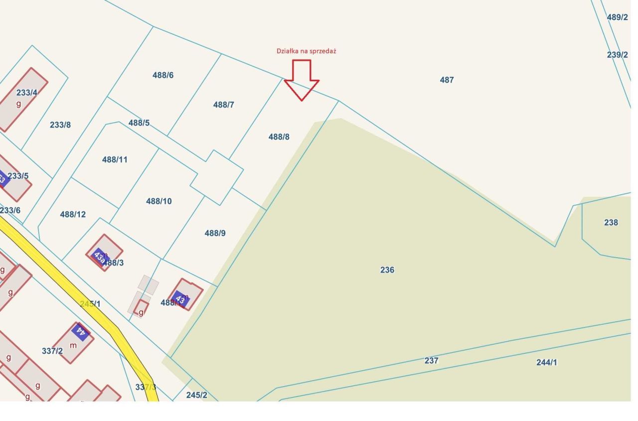 Działka rolno-budowlana Zbarzewo. Zdjęcie 2