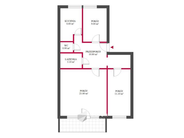 Mieszkanie 3-pokojowe Poznań Piątkowo, os. Bolesława Chrobrego. Zdjęcie 22
