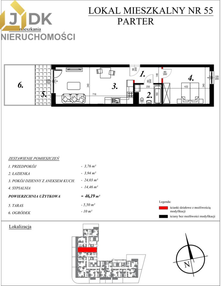 Mieszkanie 2-pokojowe Sochaczew, ul. Kochanowskiego. Zdjęcie 40