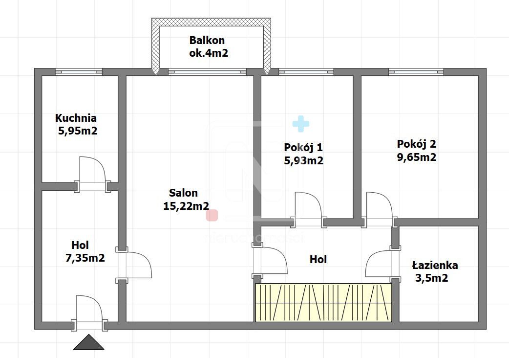 Mieszkanie 3-pokojowe Warszawa Śródmieście, ul. Pańska. Zdjęcie 5