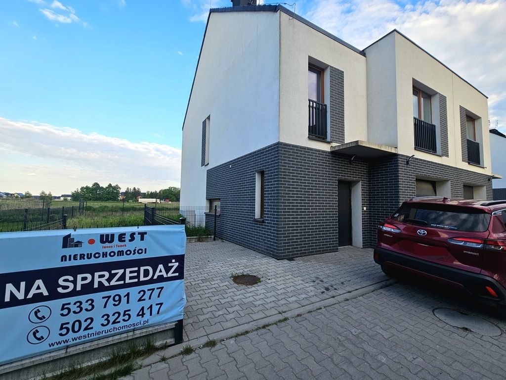 bliźniak, 5 pokoi Księginice, ul. Rumiankowa. Zdjęcie 29