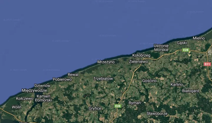 Działka rolna Mrzeżyno