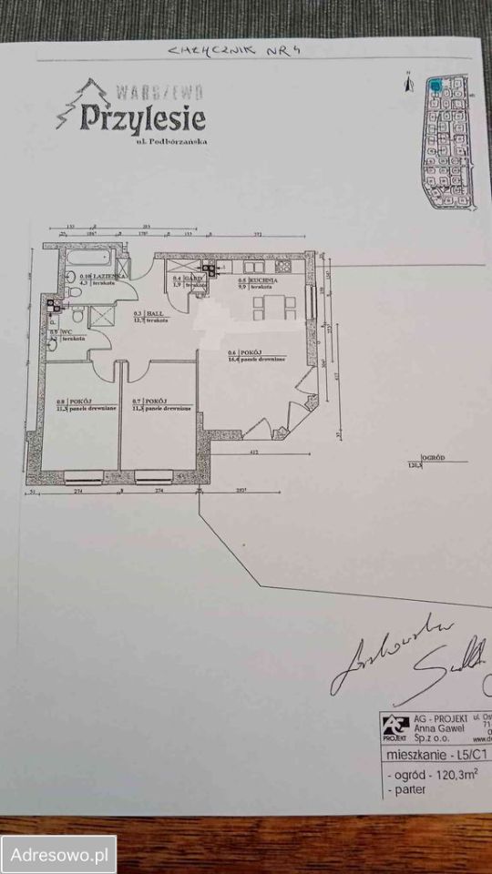 Mieszkanie 3-pokojowe Szczecin Warszewo, ul. Kalinowa. Zdjęcie 14