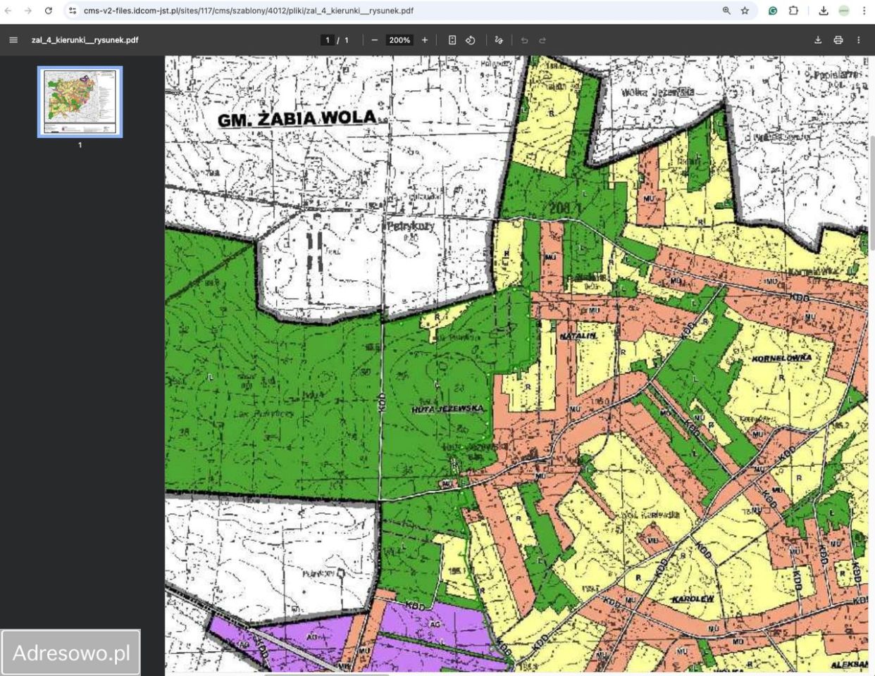 Działka rolno-budowlana Huta Jeżewska. Zdjęcie 2