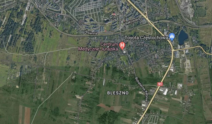 Działka rolno-budowlana Częstochowa Błeszno, ul. Brzezińska