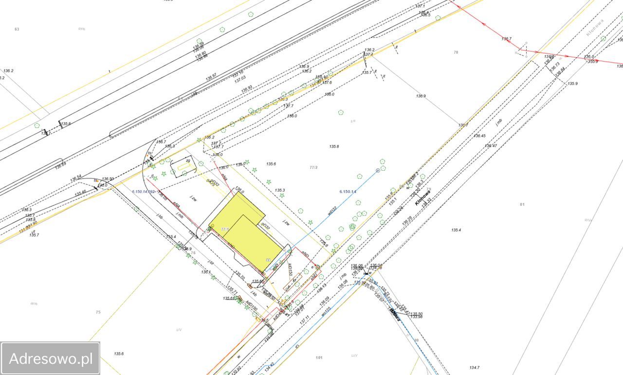 Działka inwestycyjna Borowa, ul. Klonowa. Zdjęcie 8