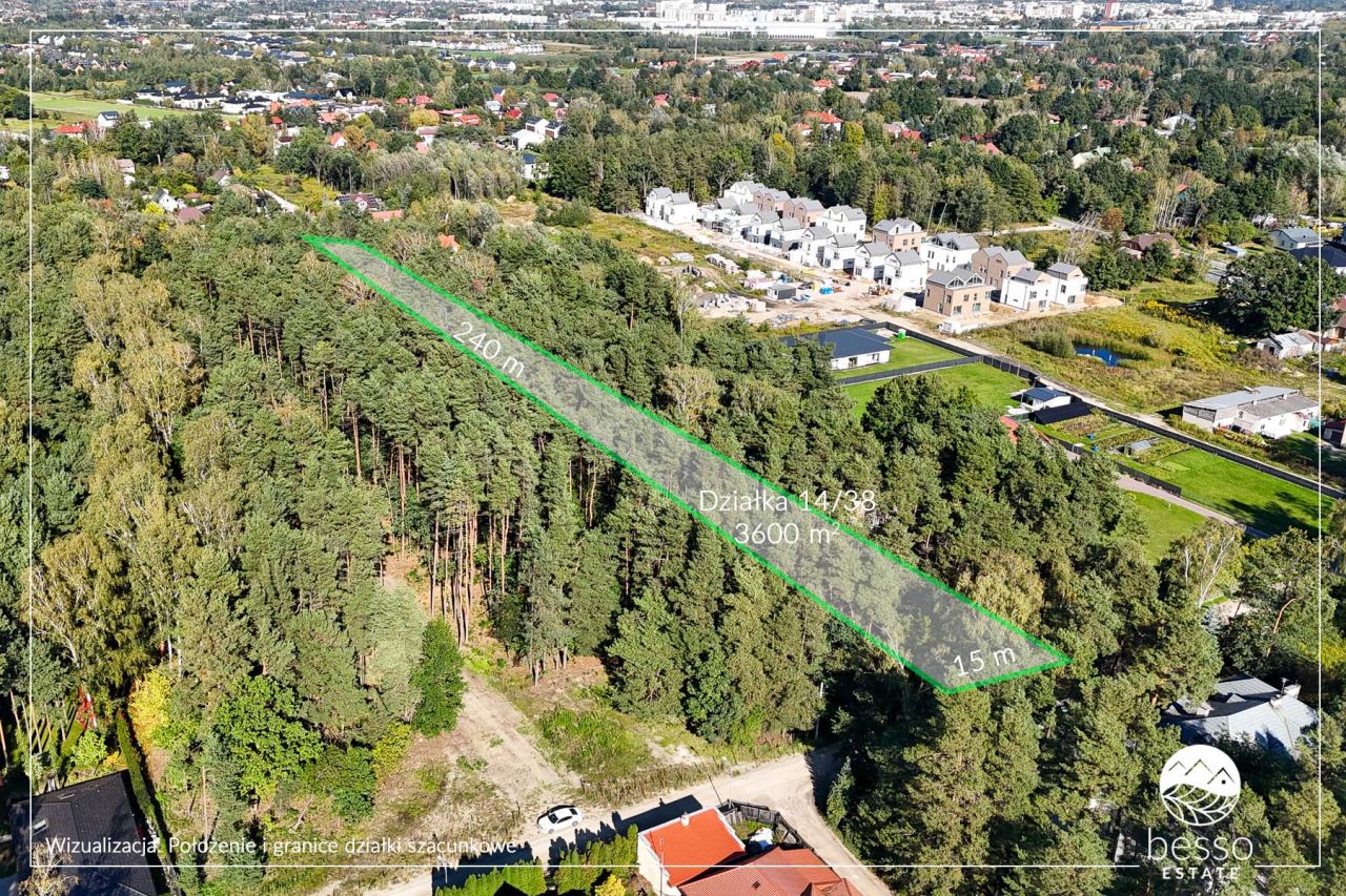 Działka budowlana Jazgarzewszczyzna, ul. Letnia. Zdjęcie 7