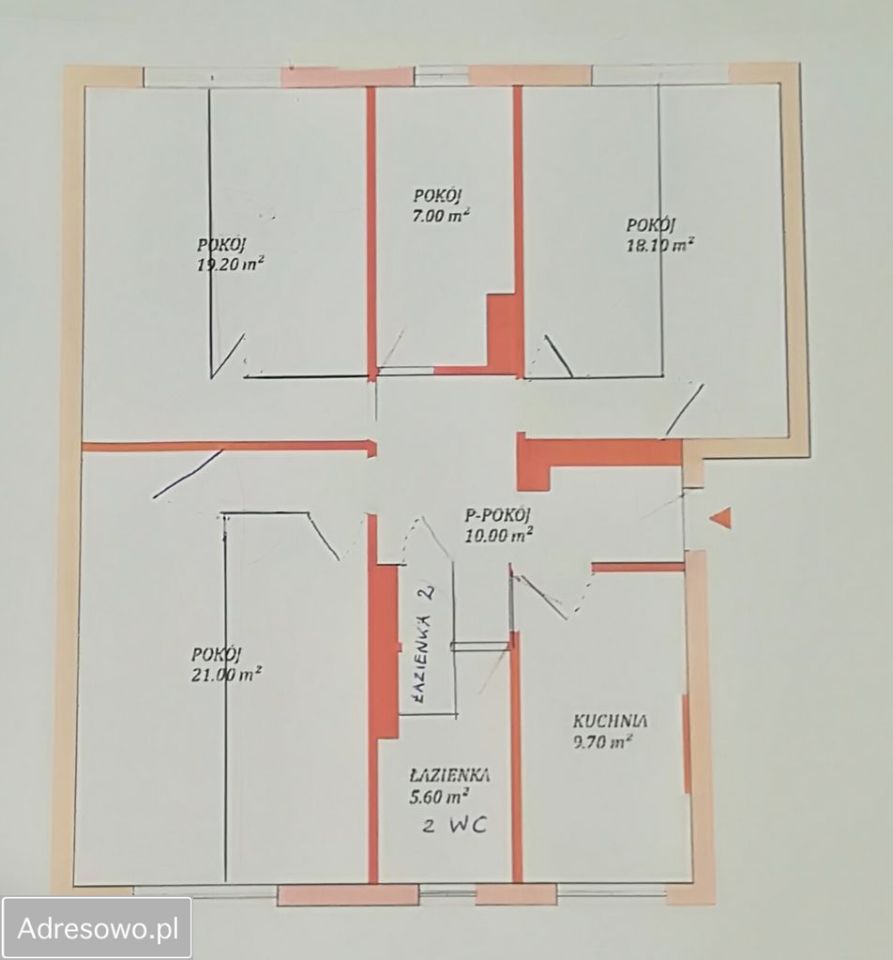 Mieszkanie 7-pokojowe Toruń Bydgoskie Przedmieście, ul. Adama Mickiewicza. Zdjęcie 9