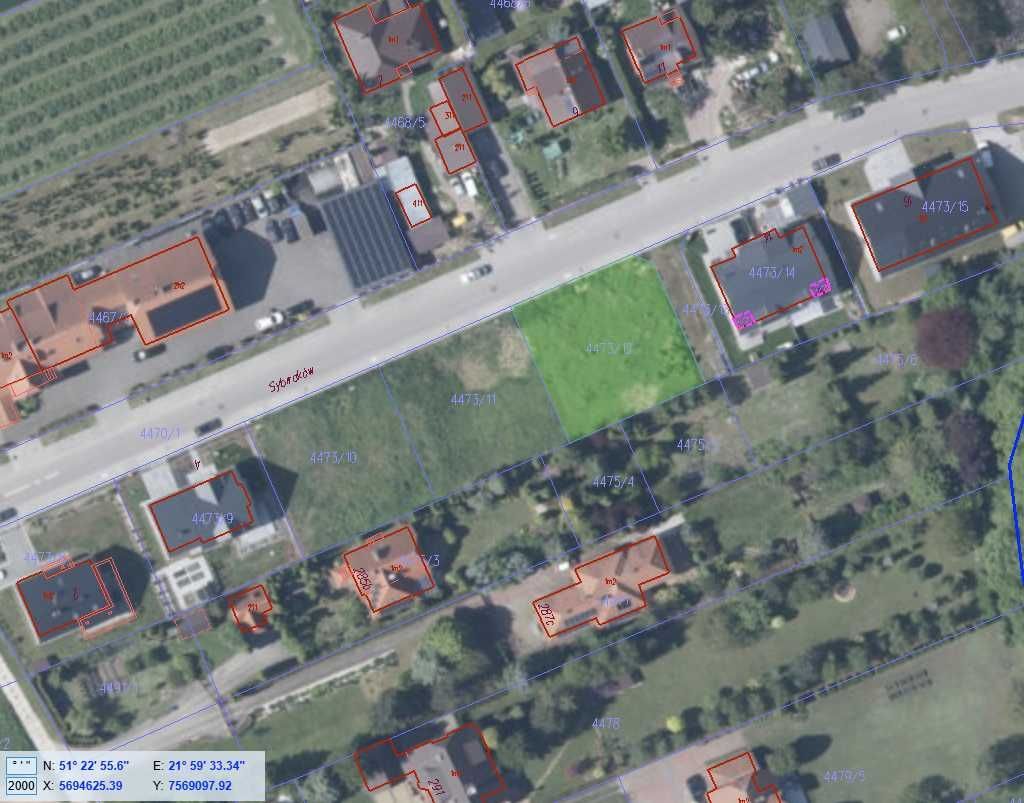 Działka budowlana Puławy Włostowice, ul. Sybiraków. Zdjęcie 1