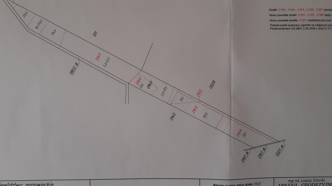 Działka budowlana Chinów Stary Chinów. Zdjęcie 4