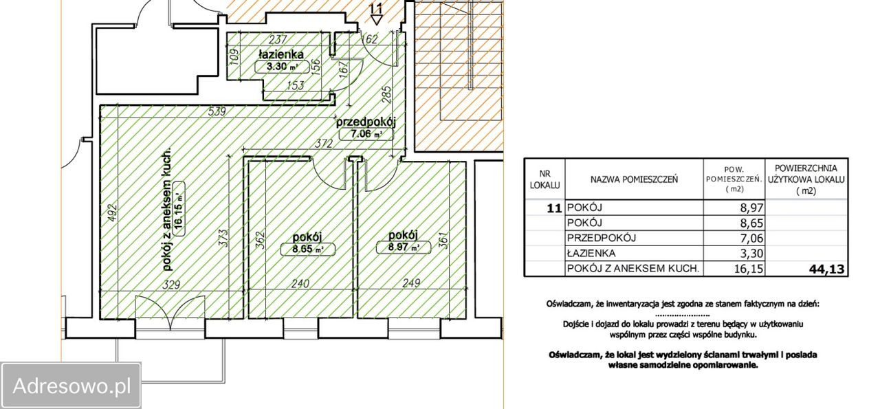 Mieszkanie 3-pokojowe Skawina, ul. Krzywa. Zdjęcie 7
