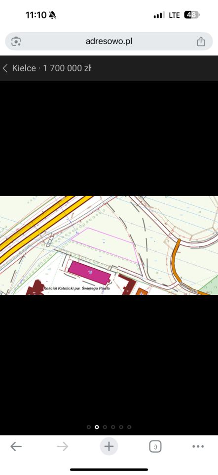 Działka budowlana Kielce Bocianek, ul. Radomska. Zdjęcie 2