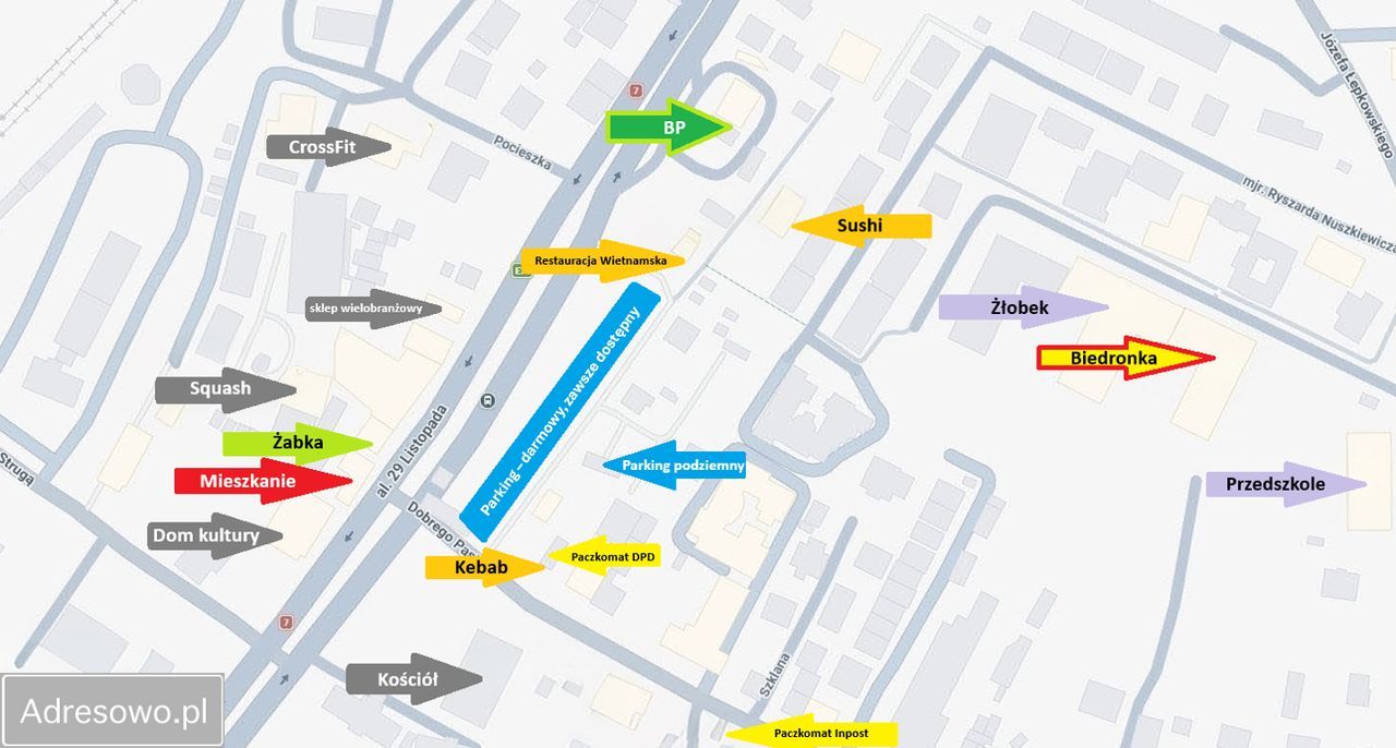 Mieszkanie 3-pokojowe Kraków Prądnik Czerwony, al. 29 Listopada. Zdjęcie 3