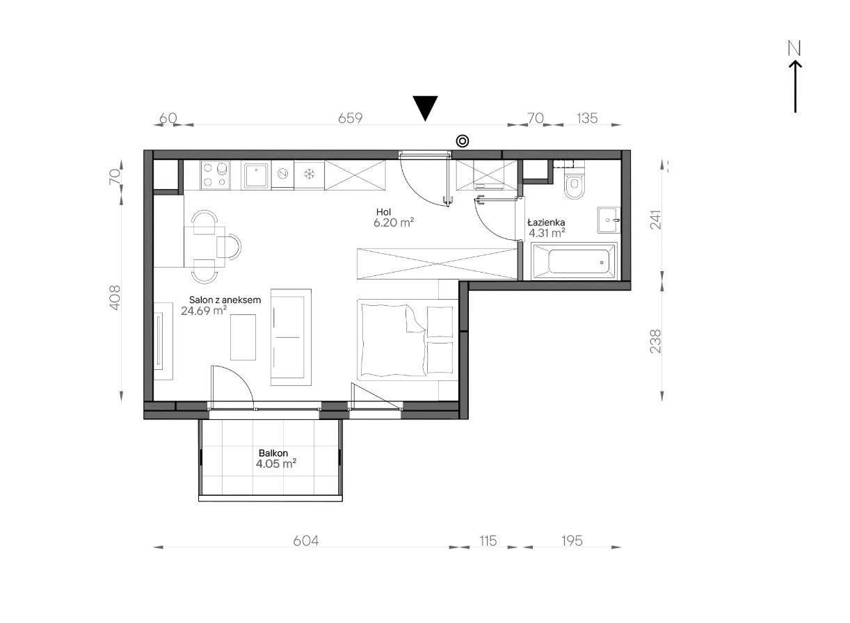 Mieszkanie 1-pokojowe Warszawa Praga-Południe, ul. Podskarbińska. Zdjęcie 7