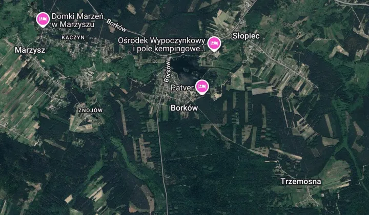 Działka budowlana Borków