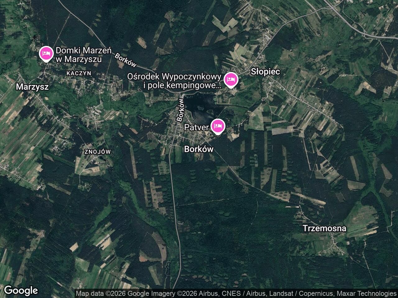 Działka budowlana Borków. Zdjęcie 1