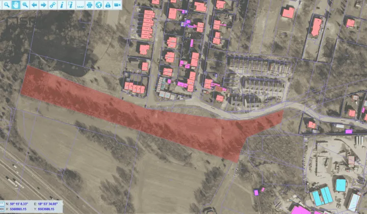 Działka inna Ruda Śląska, ul. Mikołaja Reja