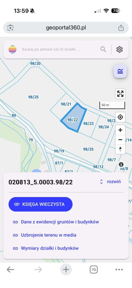 Działka budowlana Goszów. Zdjęcie 1