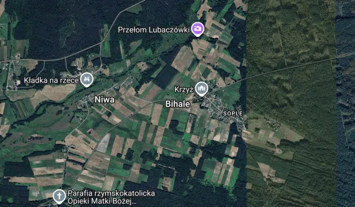 Działka leśna Bihale