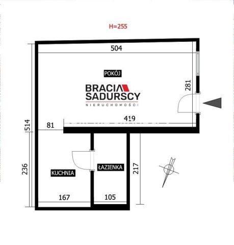 Mieszkanie 1-pokojowe Kraków Krowodrza, ul. Lubelska. Zdjęcie 17