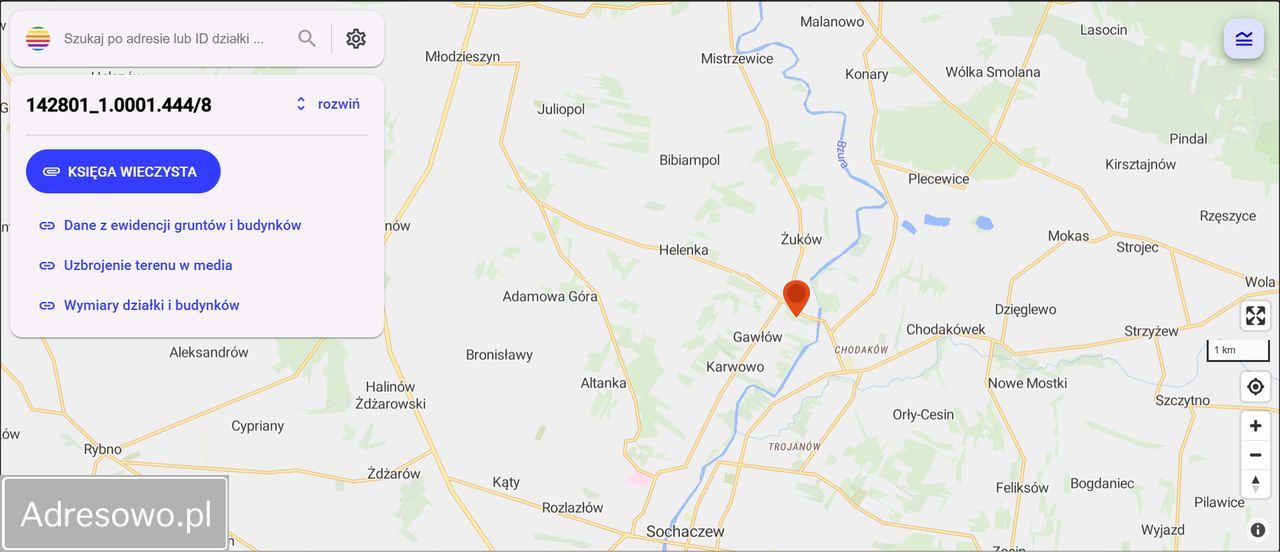 Działka rolna Sochaczew Chodaków, ul. Wiosenna. Zdjęcie 1