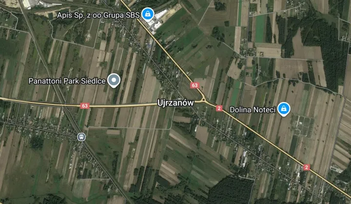 Działka inwestycyjna Ujrzanów