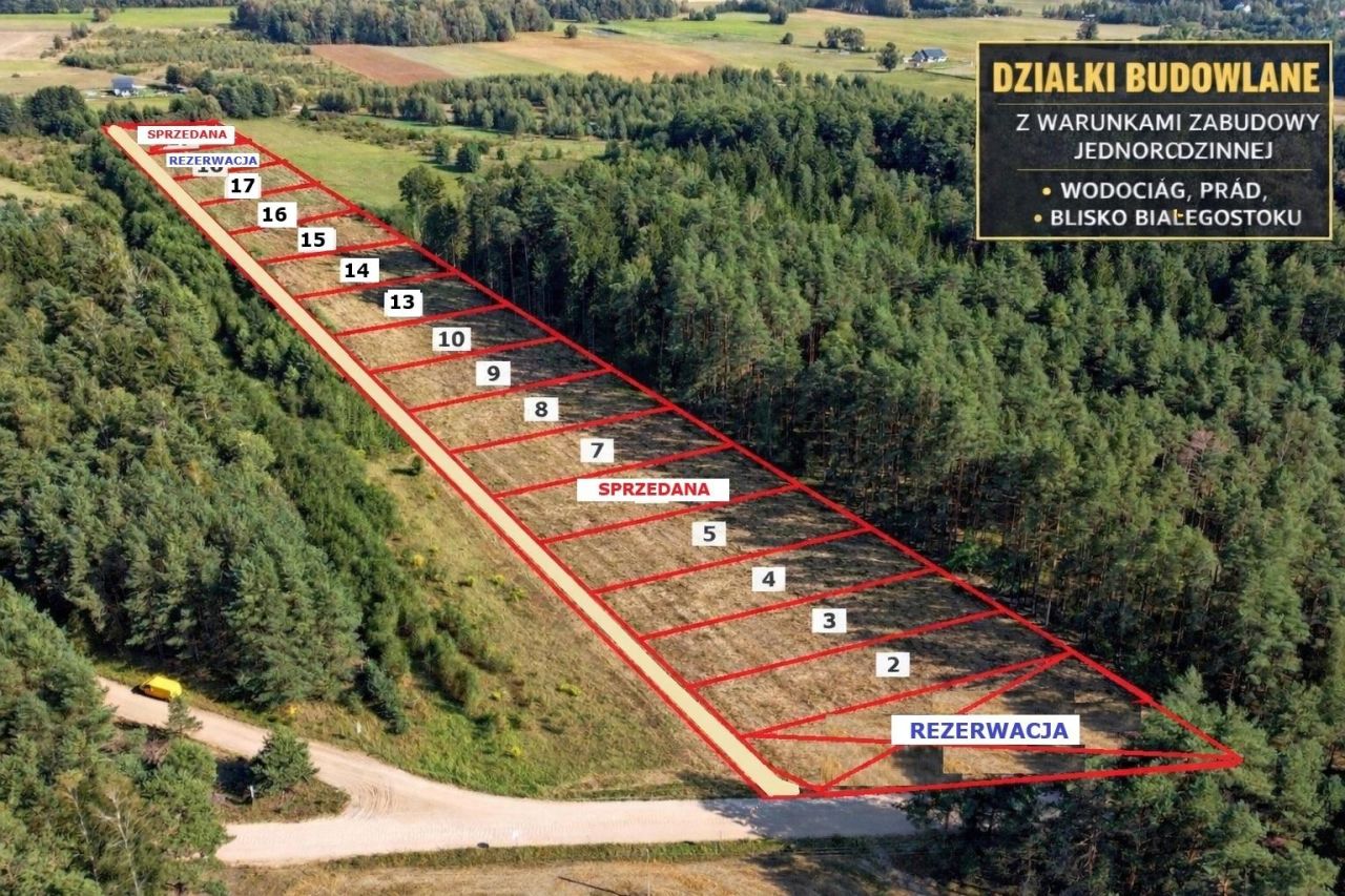 Działka budowlana Rafałówka Borowiki. Zdjęcie 2