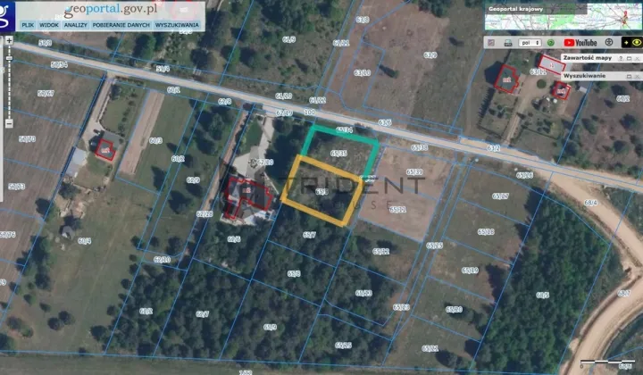 Działka budowlana Mieszkowo, ul. Szklarniowa