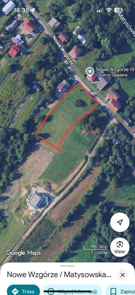 Działka budowlana Rzeszów, ul. Nowe Wzgórze