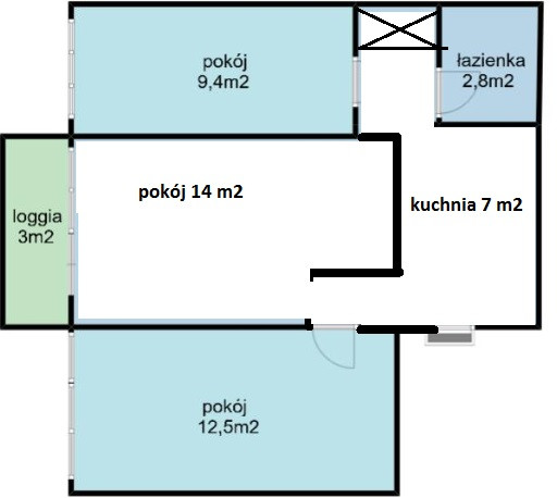 Mieszkanie 3-pokojowe Wrocław Krzyki, ul. Tadeusza Zielińskiego. Zdjęcie 1