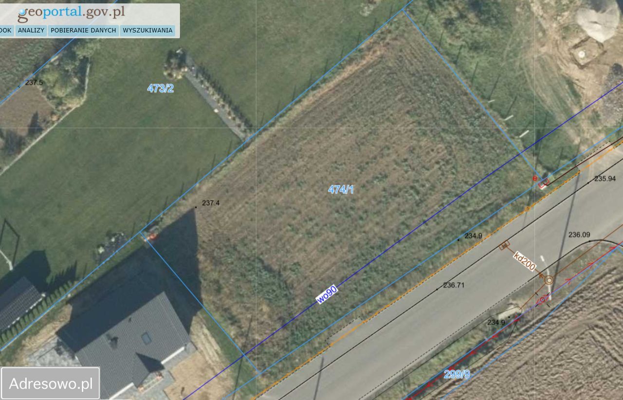 Działka budowlana Skrzypiec