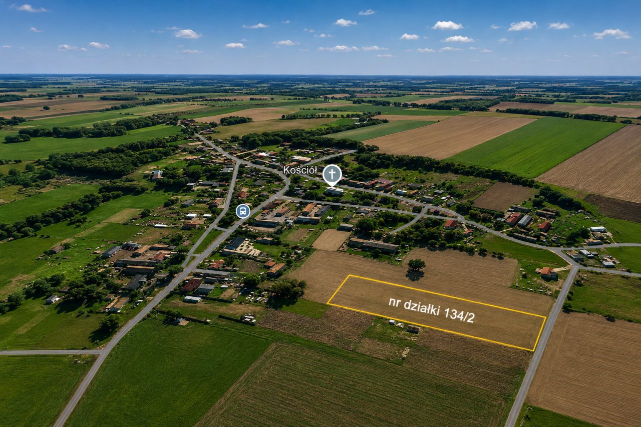 Działka rolno-budowlana Boryszyn, Polna. Zdjęcie 1
