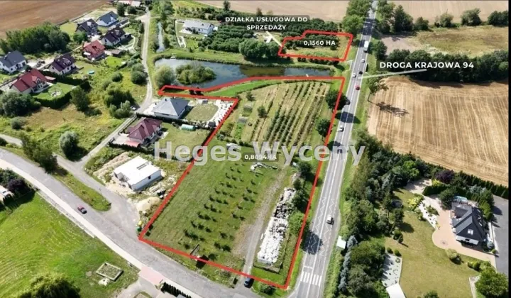 Działka inwestycyjna Gniewomirowice