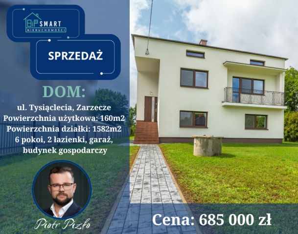 dom wolnostojący, 6 pokoi Zarzecze, ul. Tysiąclecia. Zdjęcie 2