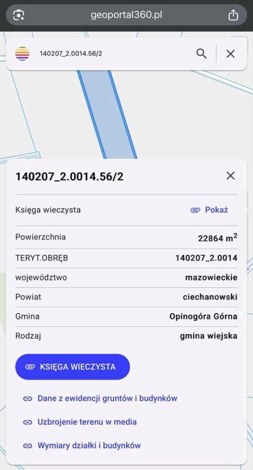 Działka rolna Kołaki-Budzyno. Zdjęcie 2
